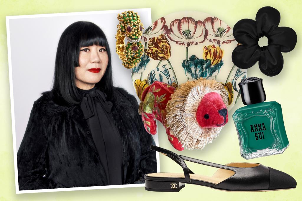 Exclusive |  Anna Sui's true colors: her perfect red lipstick, green nail polish and lavender underwear